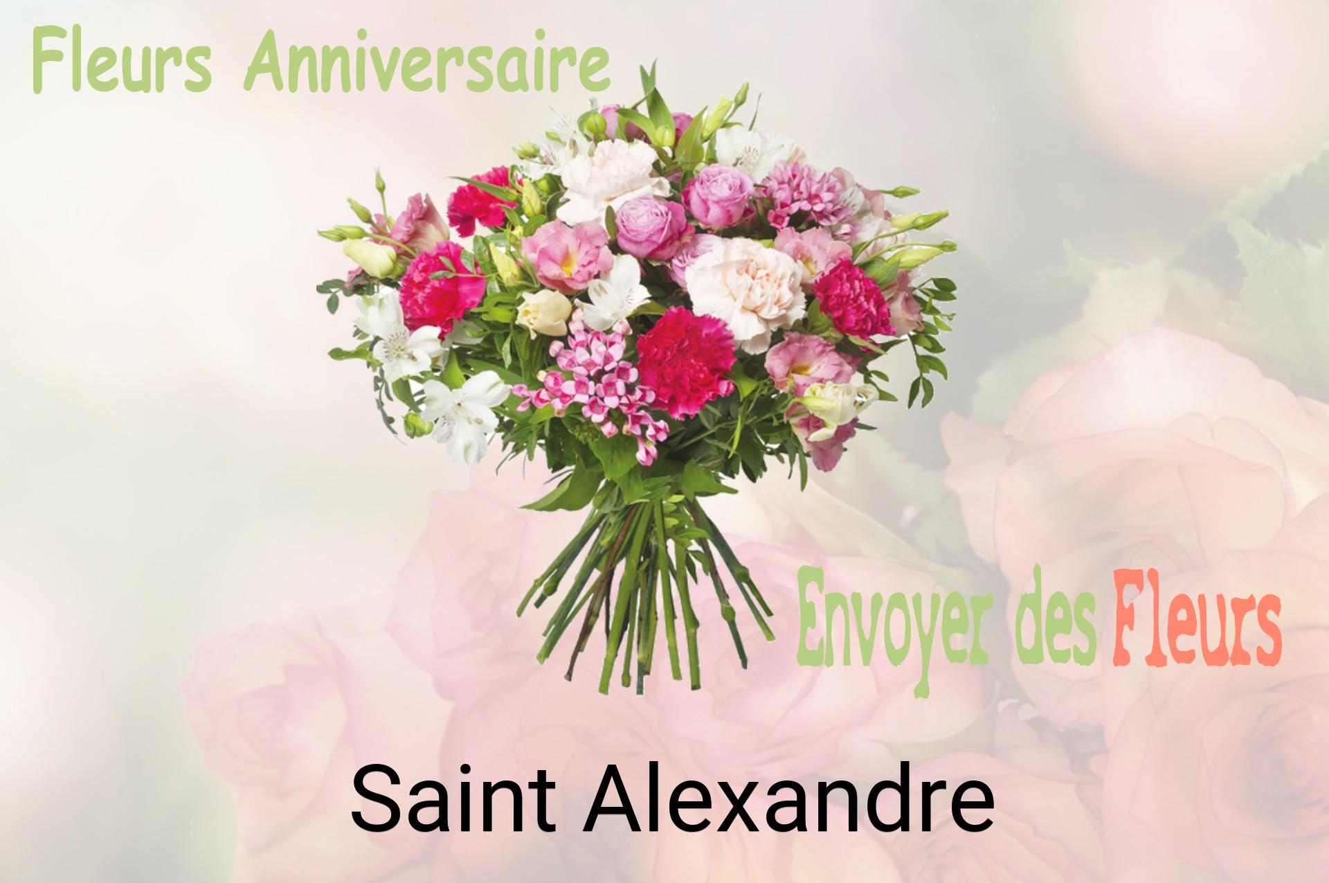 Bouquet de fleurs d’anniversaire livré à Saint-Alexandre